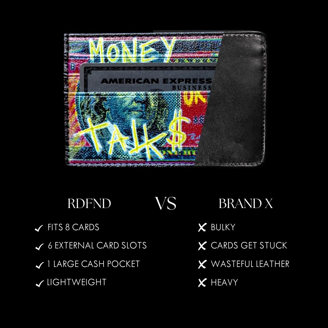 LOUDER THAN WORDS Leather Wallet