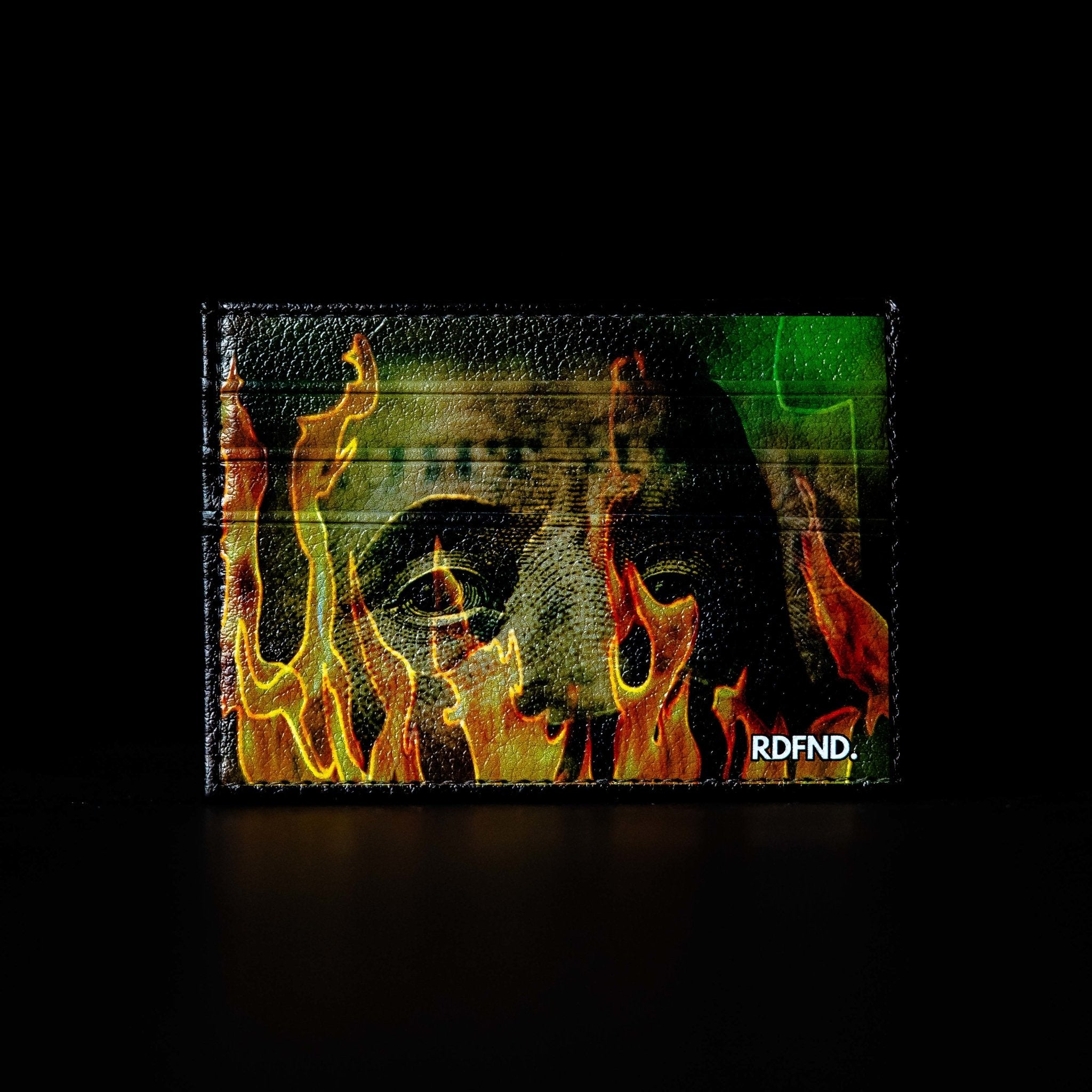 FLAMES & FORTUNES Leather Wallet